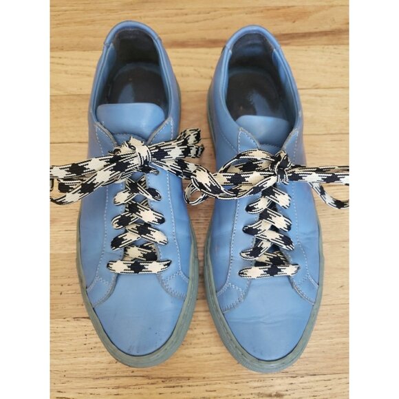 COMMON PROJECTS  Sneaker Woman Achilles Low Top  Cadet Blue EU Size 36 US 6 - Picture 1 of 13
